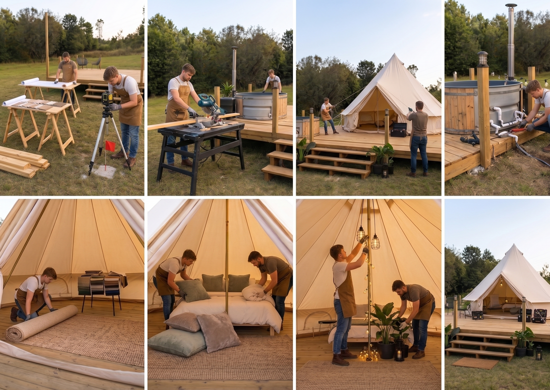 Cómo hacer un glamping en Chile paso a paso