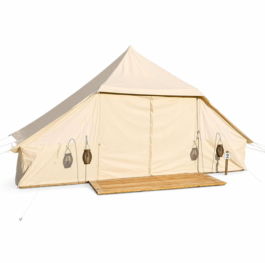 Carpa Glamping Emperador · 6×4 22,5 m²