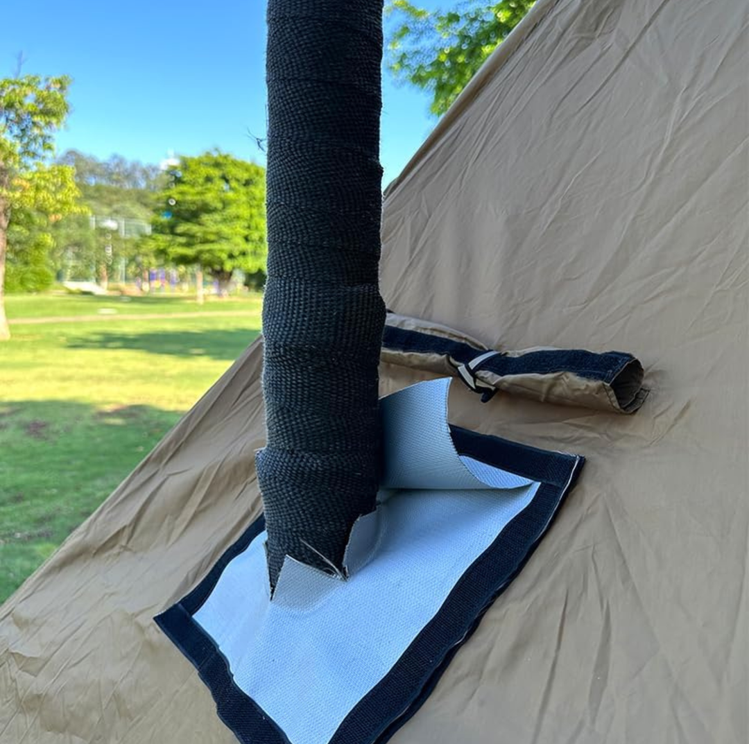 Correa Ignífuga para Tubo de Estufa glamping