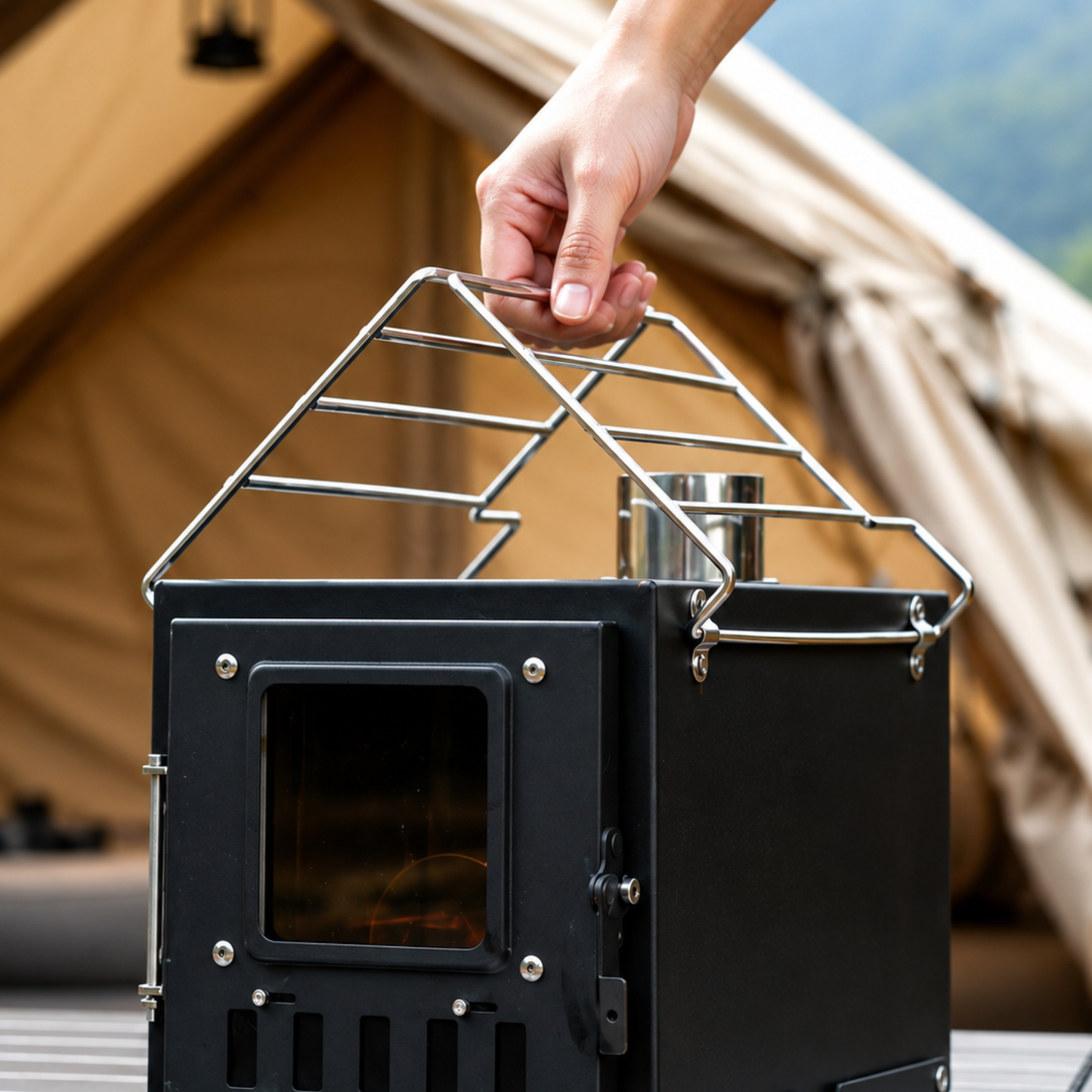 Estufa Portátil Glamping