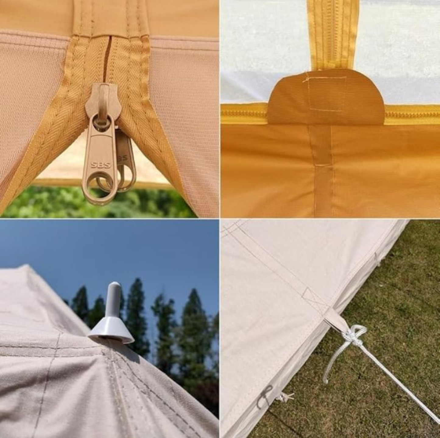 Carpa Glamping Emperador · 6×4 22,5 m²