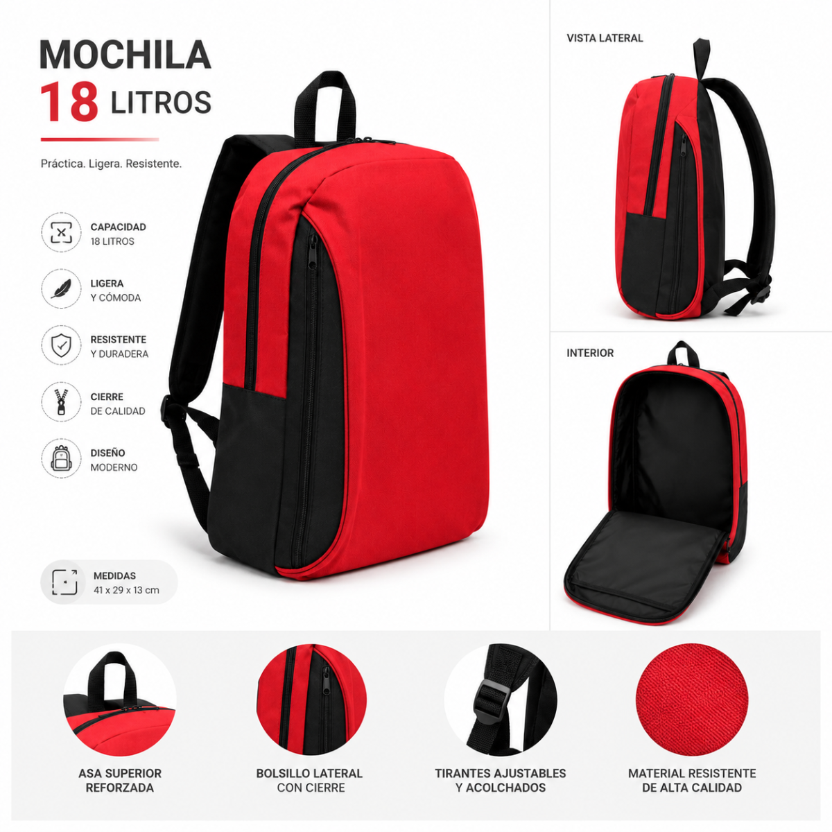 Kit Emergencia Familiar Completo 72H | SENAPRED Chile