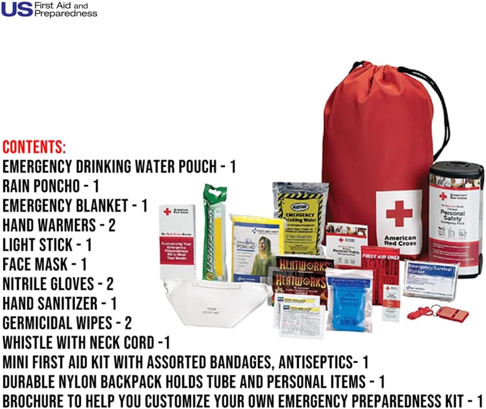 Kit Emergencia Personal American Red Cross – 1 Persona
