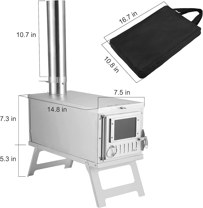 Estufa de Camping  Acero Inoxidable 304