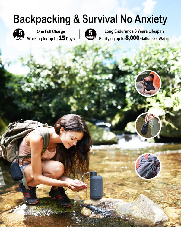 Purificador de Agua Portátil BKLES BK-2000 – Filtro Eléctrico