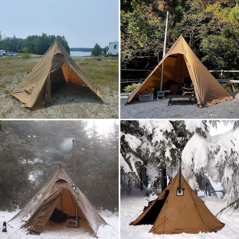 Tienda de Campaña Tipi 4 Estaciones para 4 Personas