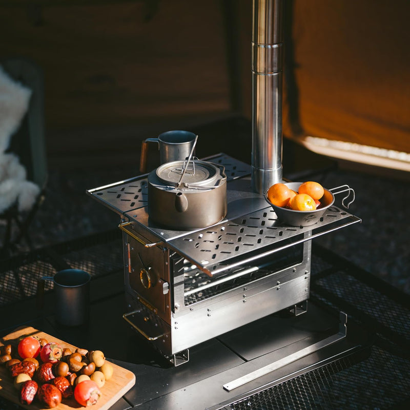 Estufa de Leña Portátil Glamping