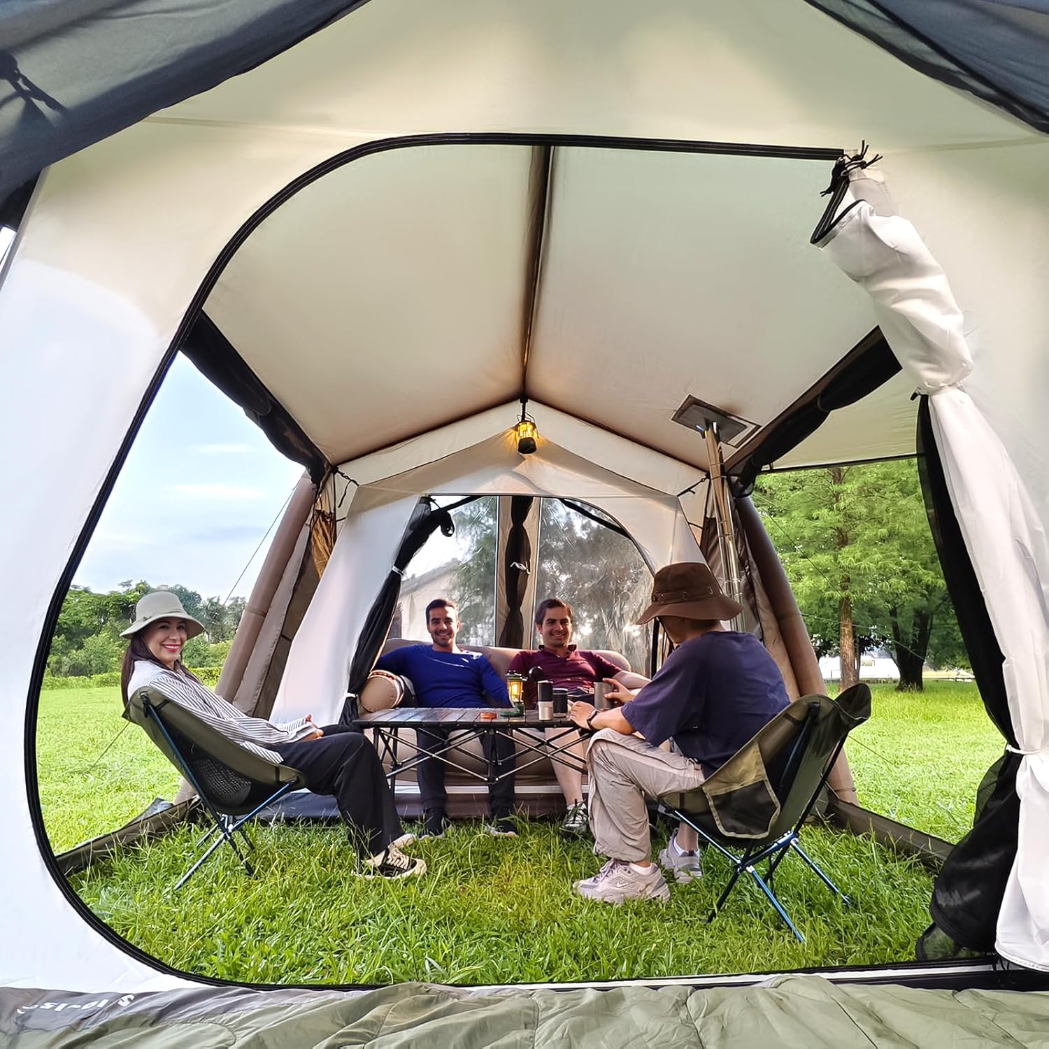 Carpa  inflable para 8 personas