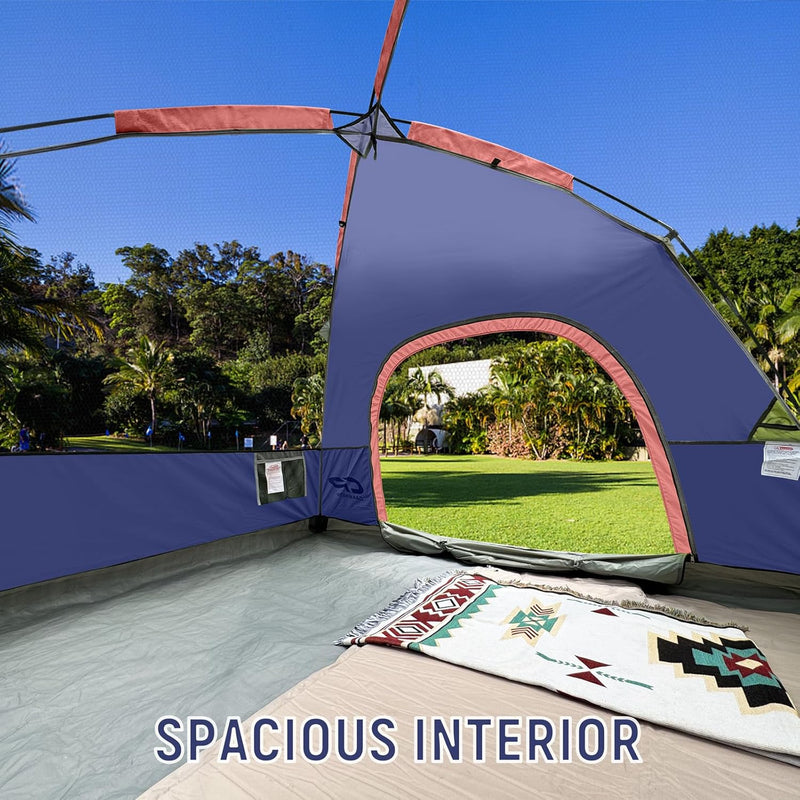 Carpa familiar para 4 personas