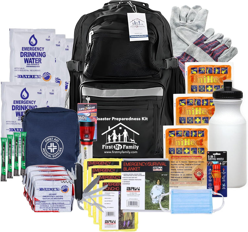 Kit de Supervivencia Familiar 4 Personas – Emergencias Chile