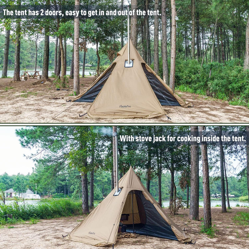 Tienda de Campaña Tipi 4 Estaciones para 4 Personas