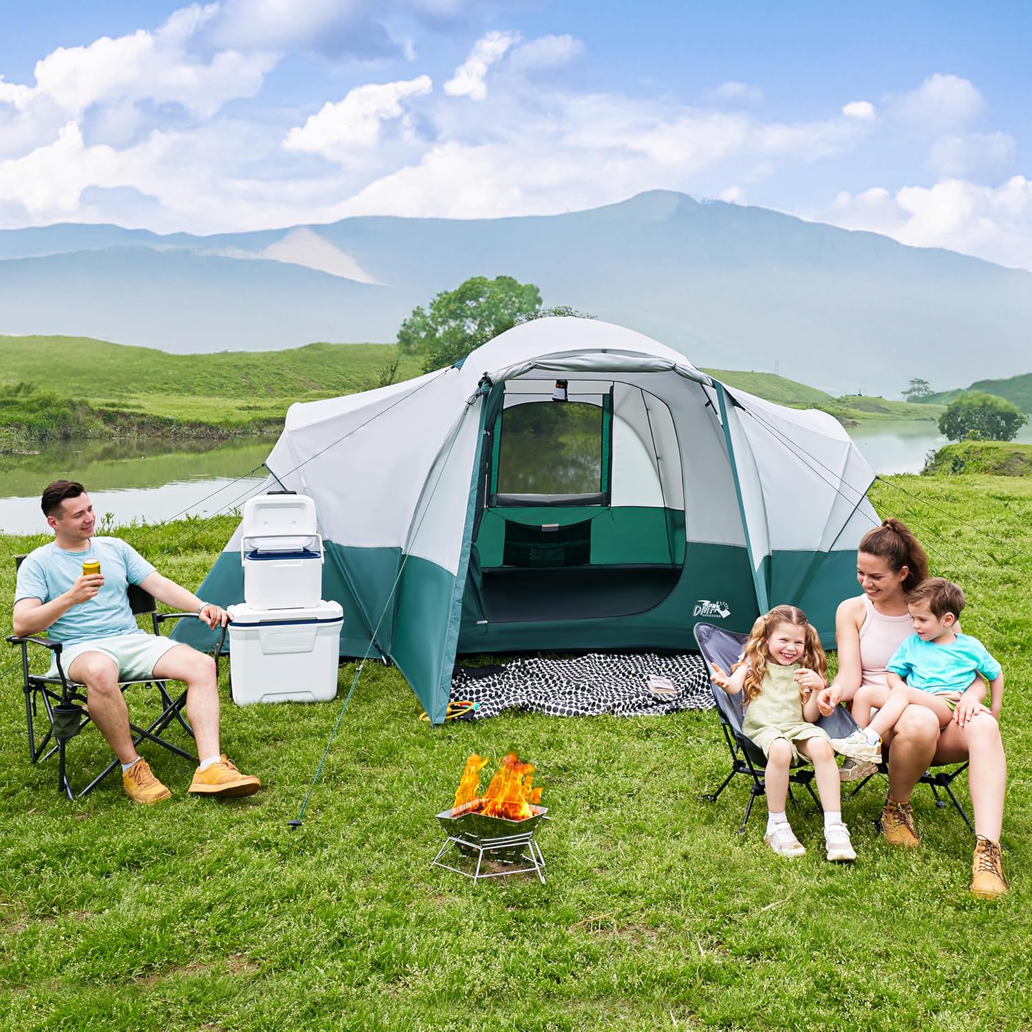 Tienda  8 Personas con Vestíbulo – Impermeable familiar