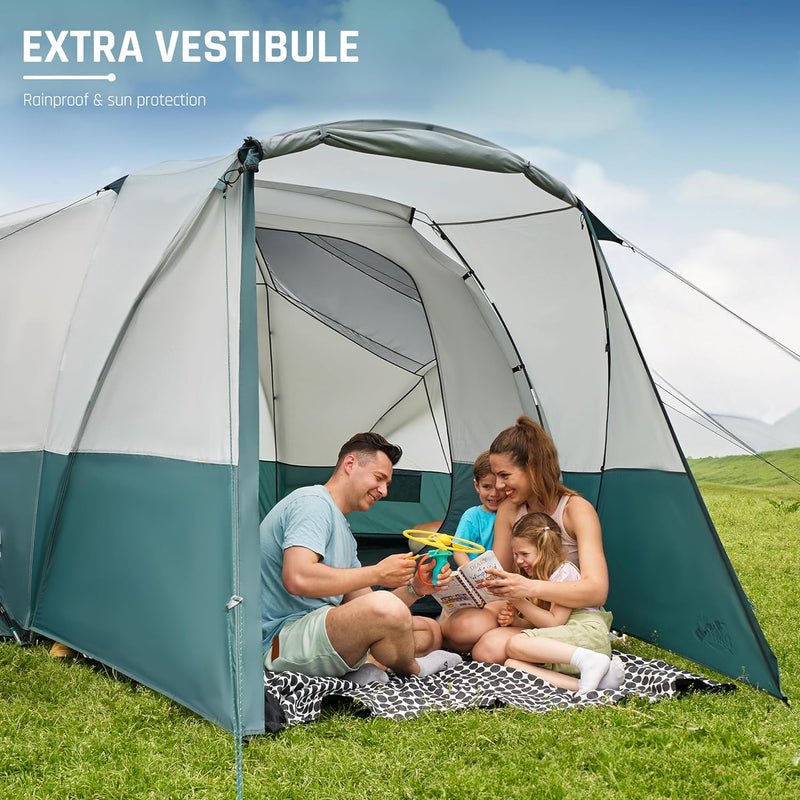 Tienda 8 Personas con Vestíbulo – Impermeable familiar