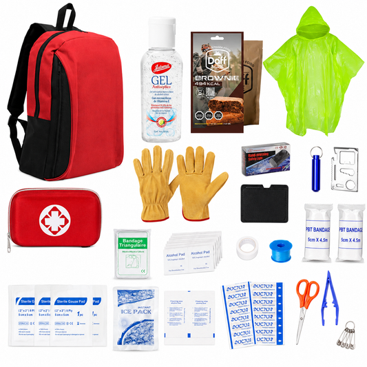 Kit de Emergencia 72h SENAPRED | Mochila Familiar Básica