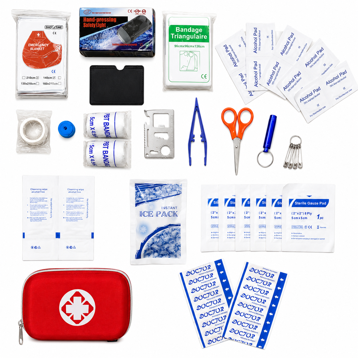 Kit de Emergencia 72h SENAPRED | Mochila Familiar Básica
