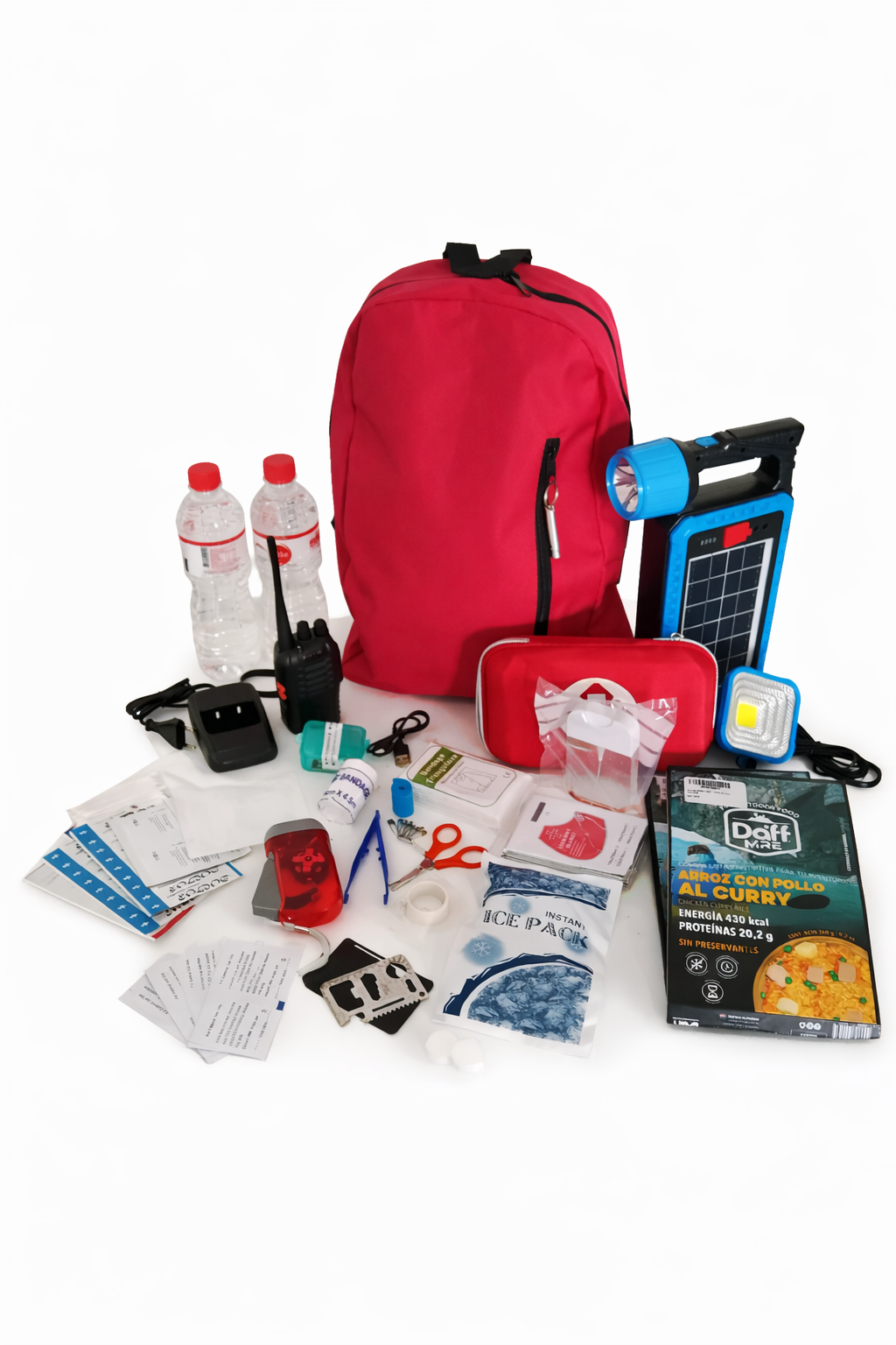 Mochila de Emergencia Tipo SENAPRED Chile Pro