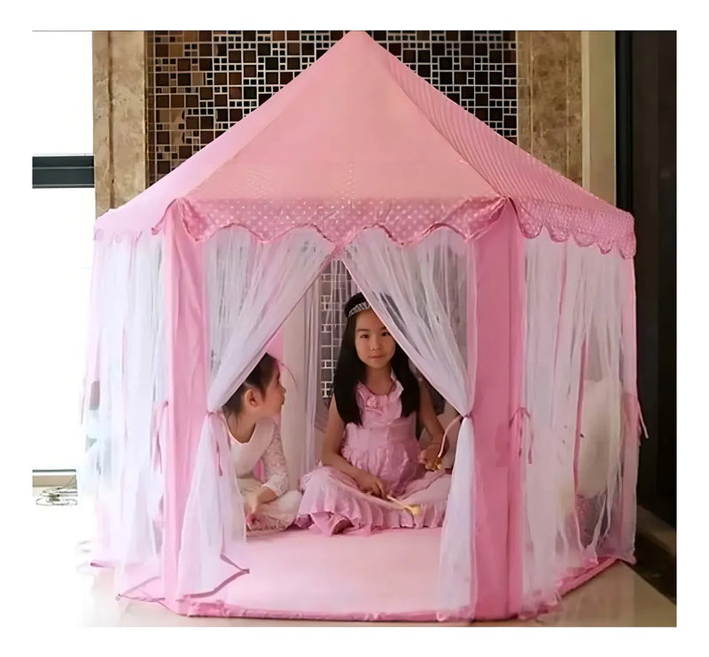 Carpa Castillo Rosa para Niñas