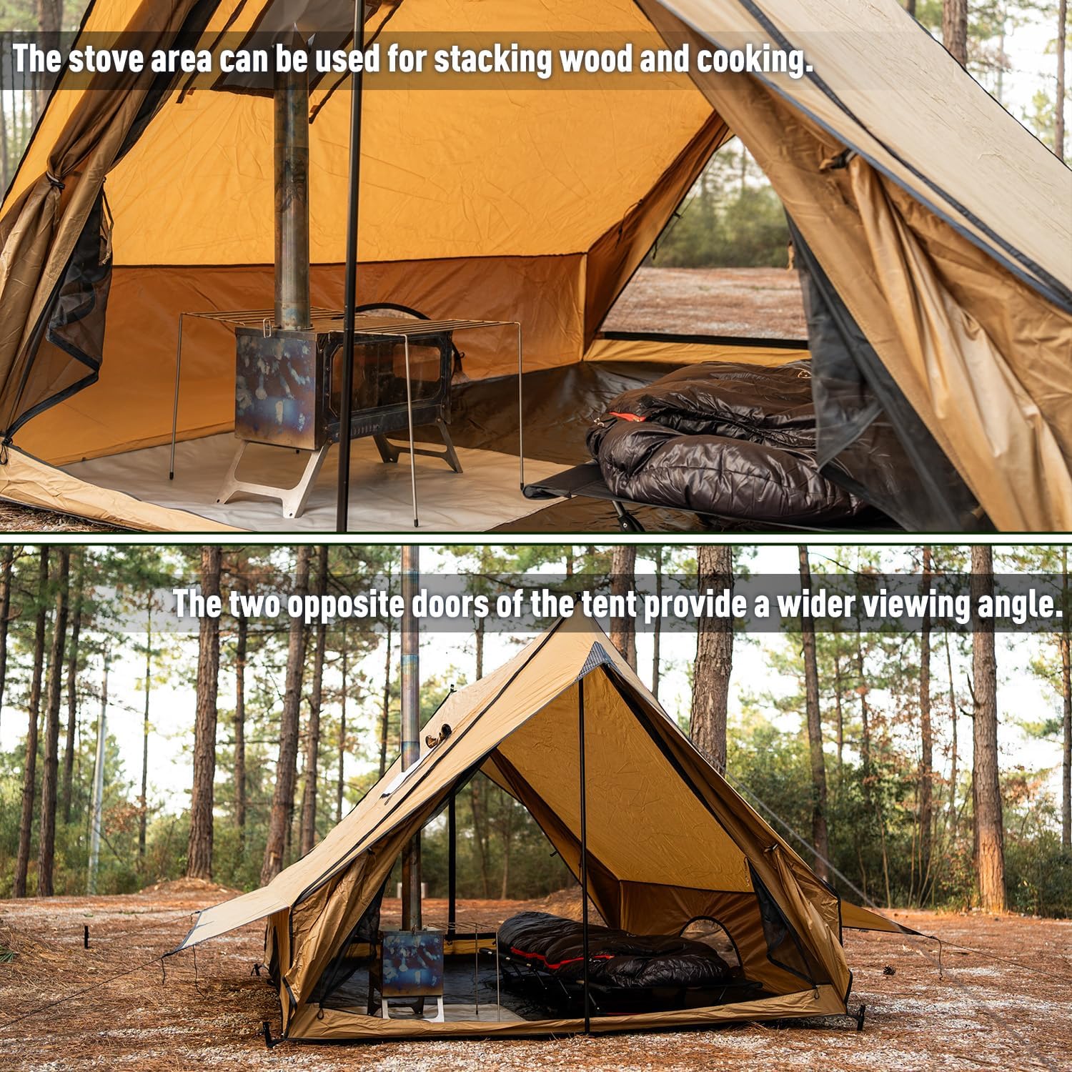 Carpa 4 estaciones para estufa