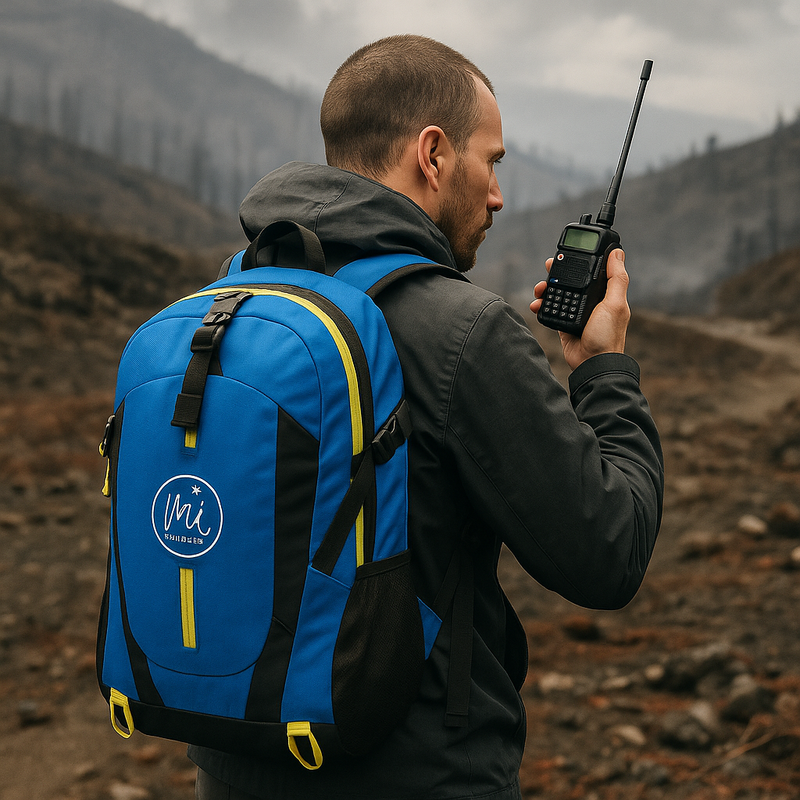 Mochila de Supervivencia 72 Horas con kit de emergencia completo para terremotos y catástrofes en Chile tsunami SHOA Alerta