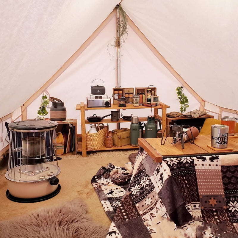 Carpa Glamping – Tipo Bell para 6 Personas 