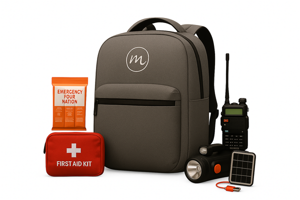 Mochila de Supervivencia MEDIO – Kit de Emergencia 40 accesorios