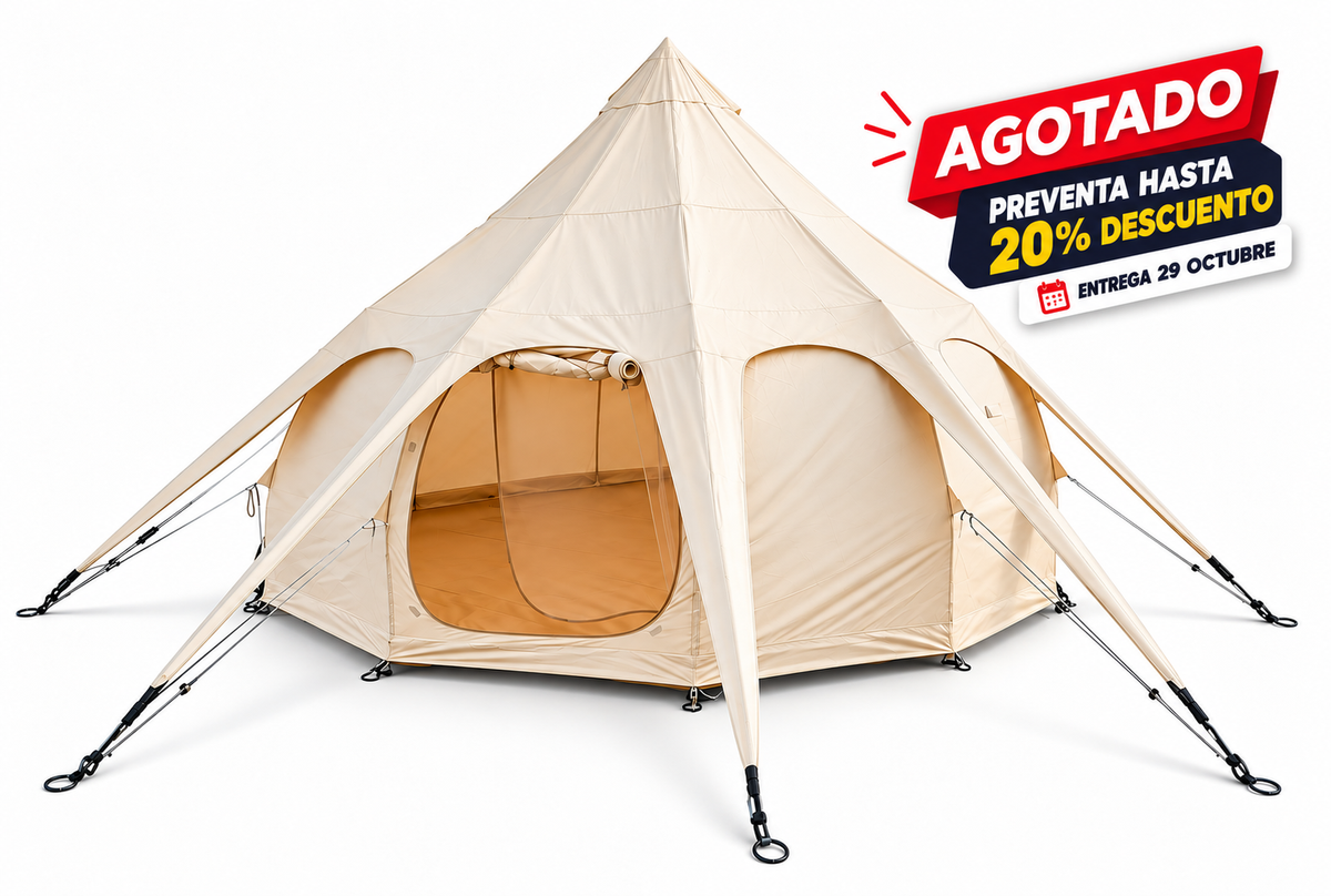 Carpa Glamping Stargazer 5m Ventana Estrellas | GlampingCanvas